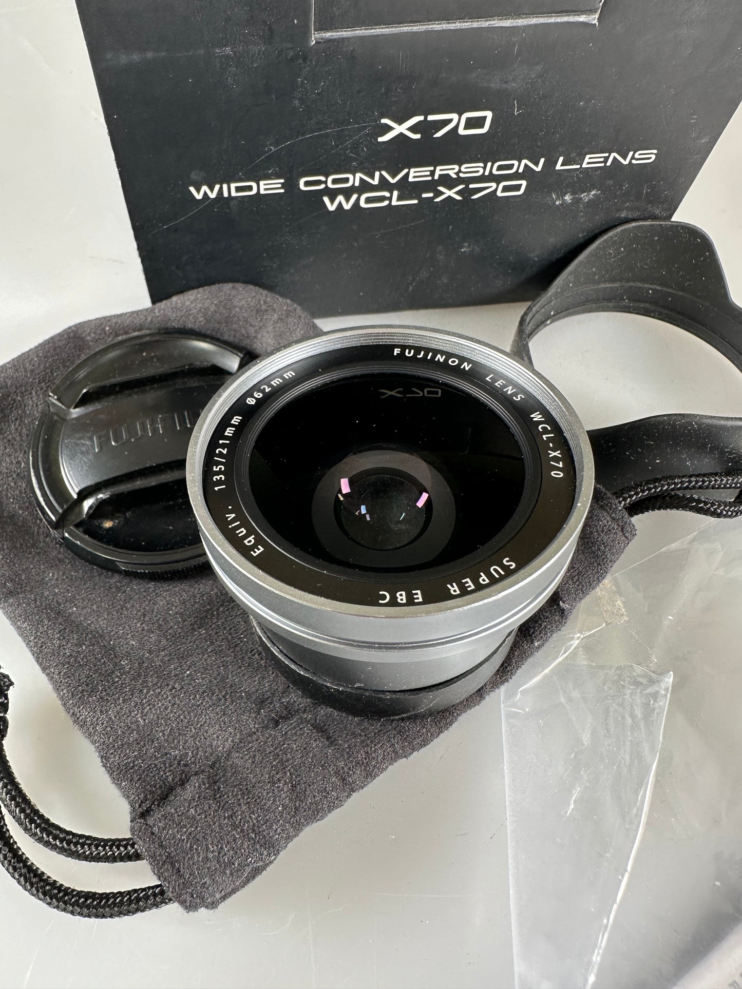 Fuji film Fujifilm WCL-X70 Wide Conversion Lens Silver