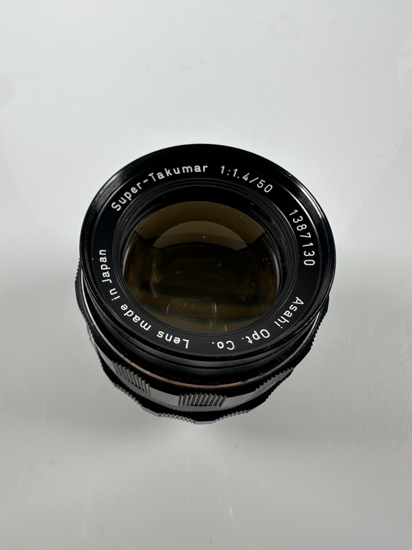 Pentax 50mm F/1.4 M42 8 elements Asahi Super Takumar Lens