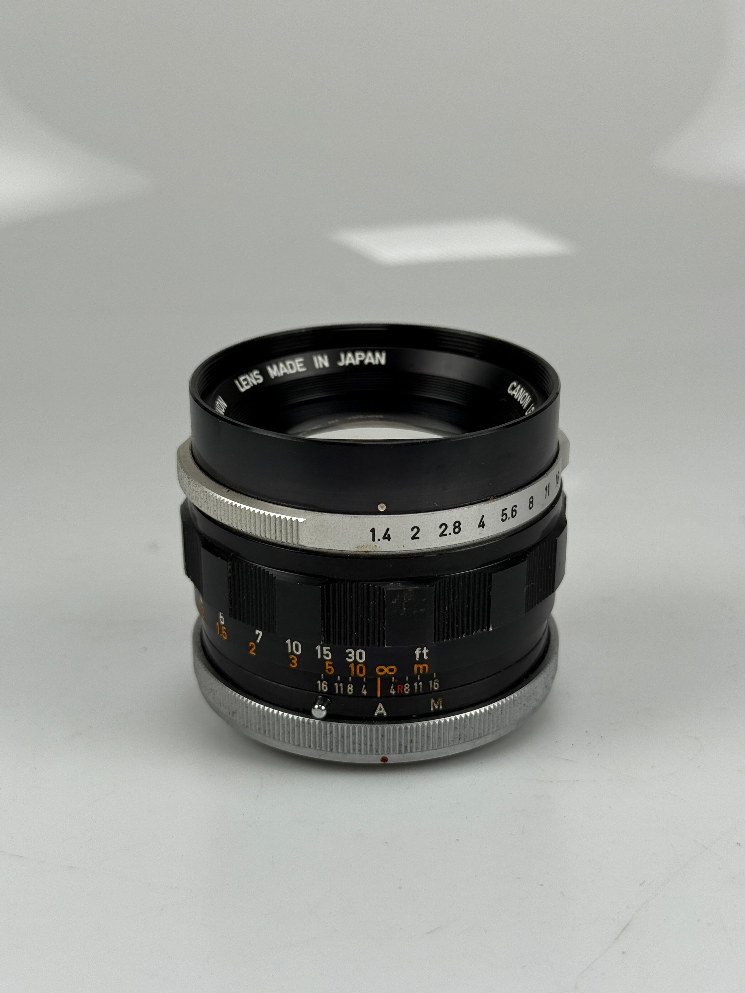 Canon FL 50mm f1.4 MF Standard Lens – Cardinal Camera Used