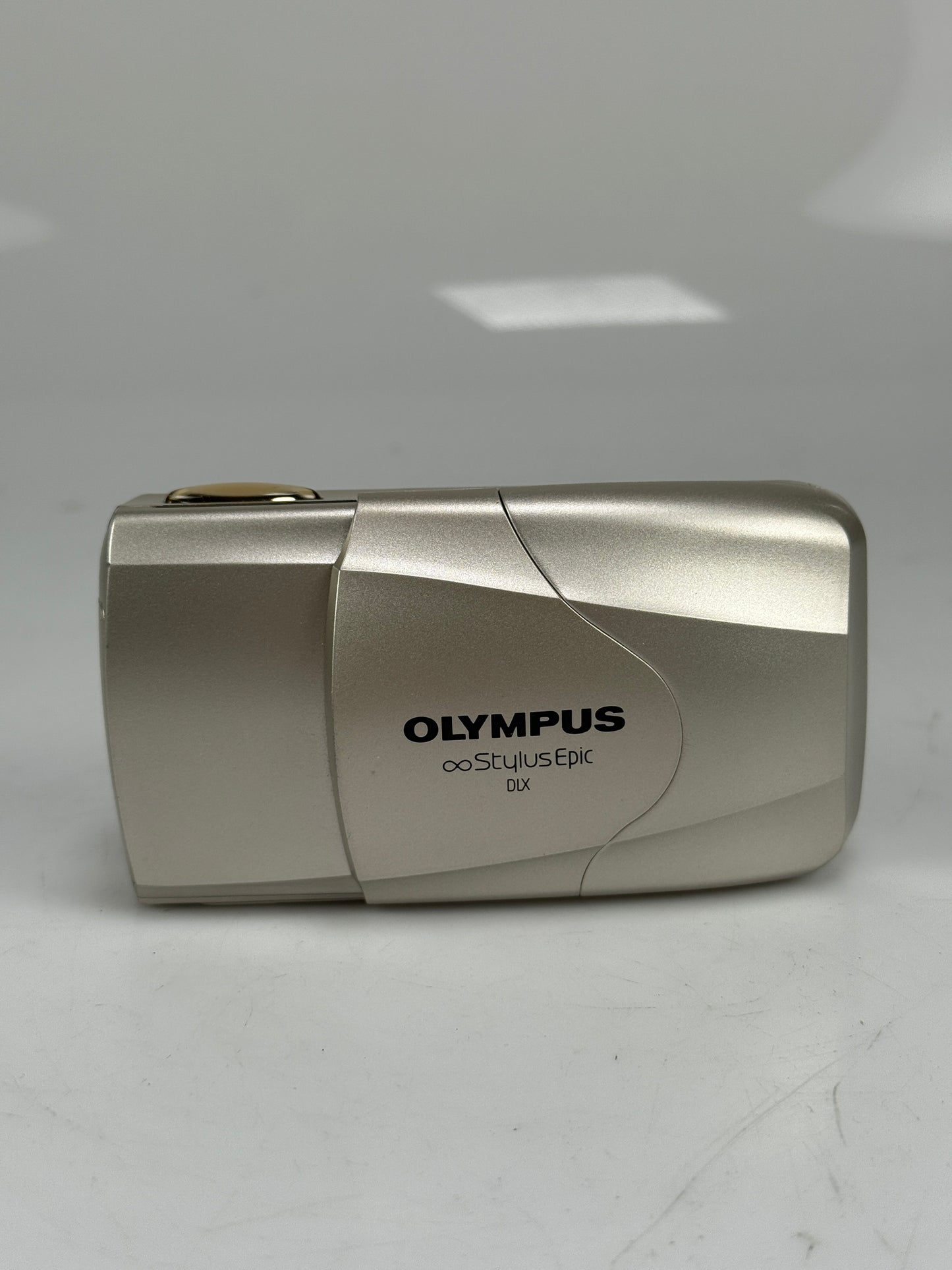 Olympus Stylus Epic DLX MJU II 35mm point and shoot p&s film camera 35mm f2.8 chrome/silver