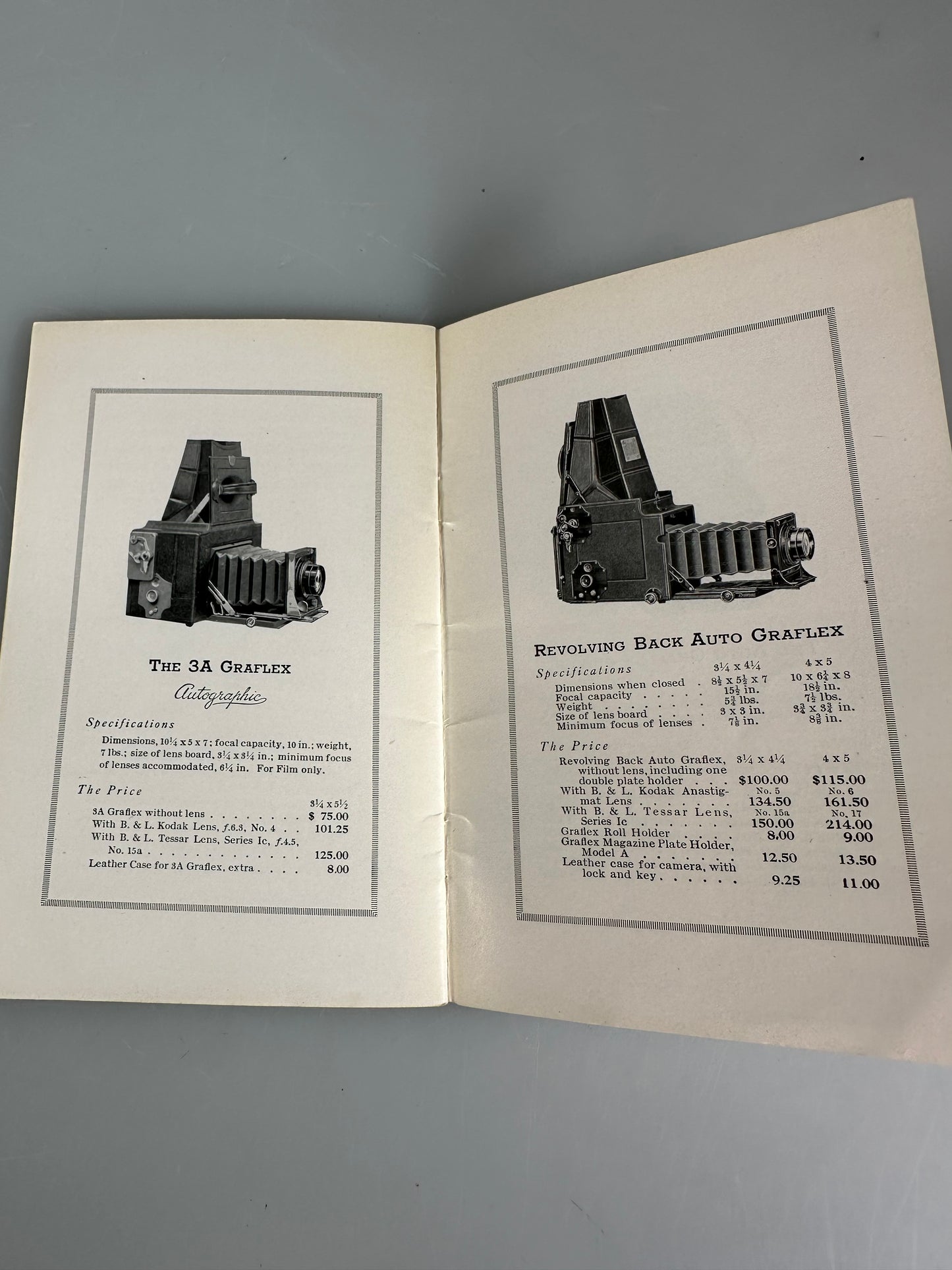 Graflex brochure Manual Why I use a Graflex EARLY