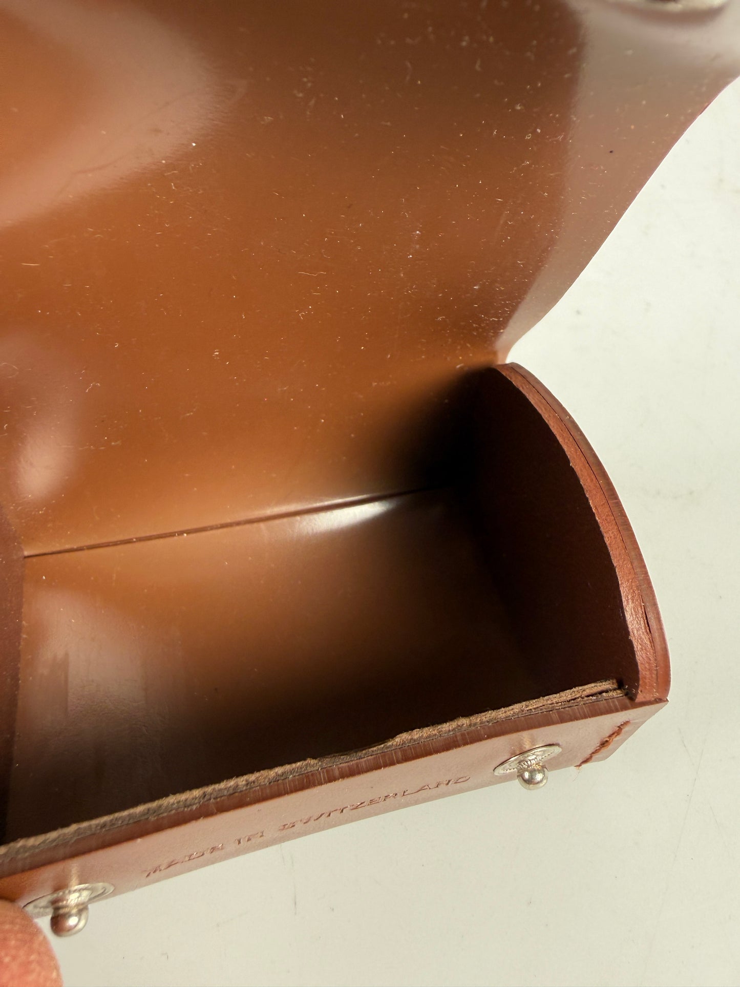 Original Kern Paillard Bolex Leather LENS CASE for Switar Lens