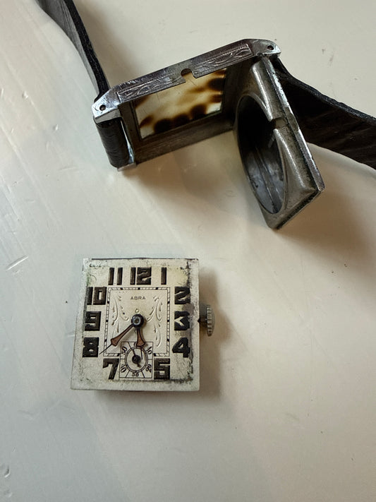 Vintage abra square wrist watch