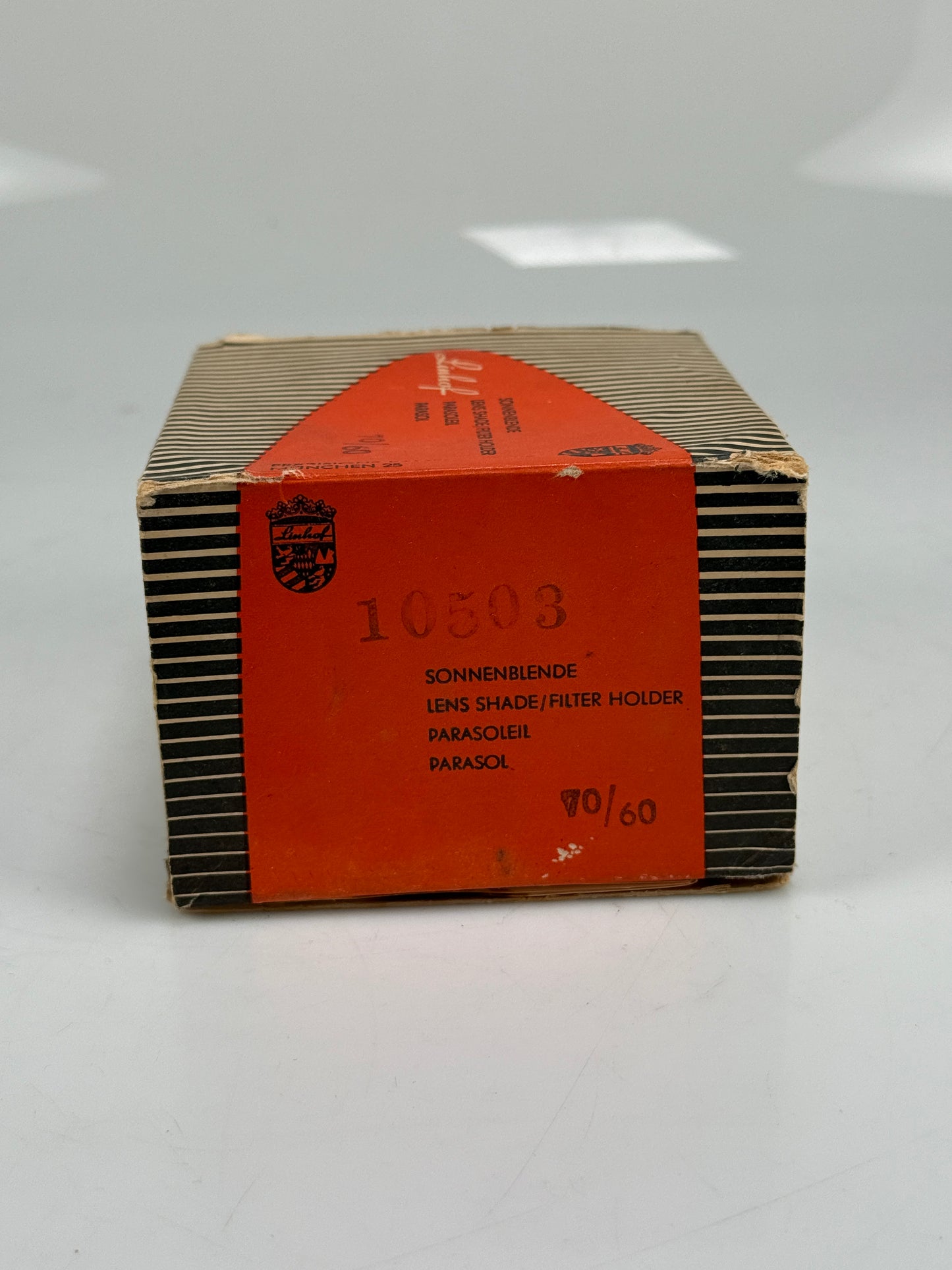 Linhof Universal Hood 60-70mm W.Filter Holder 70mm