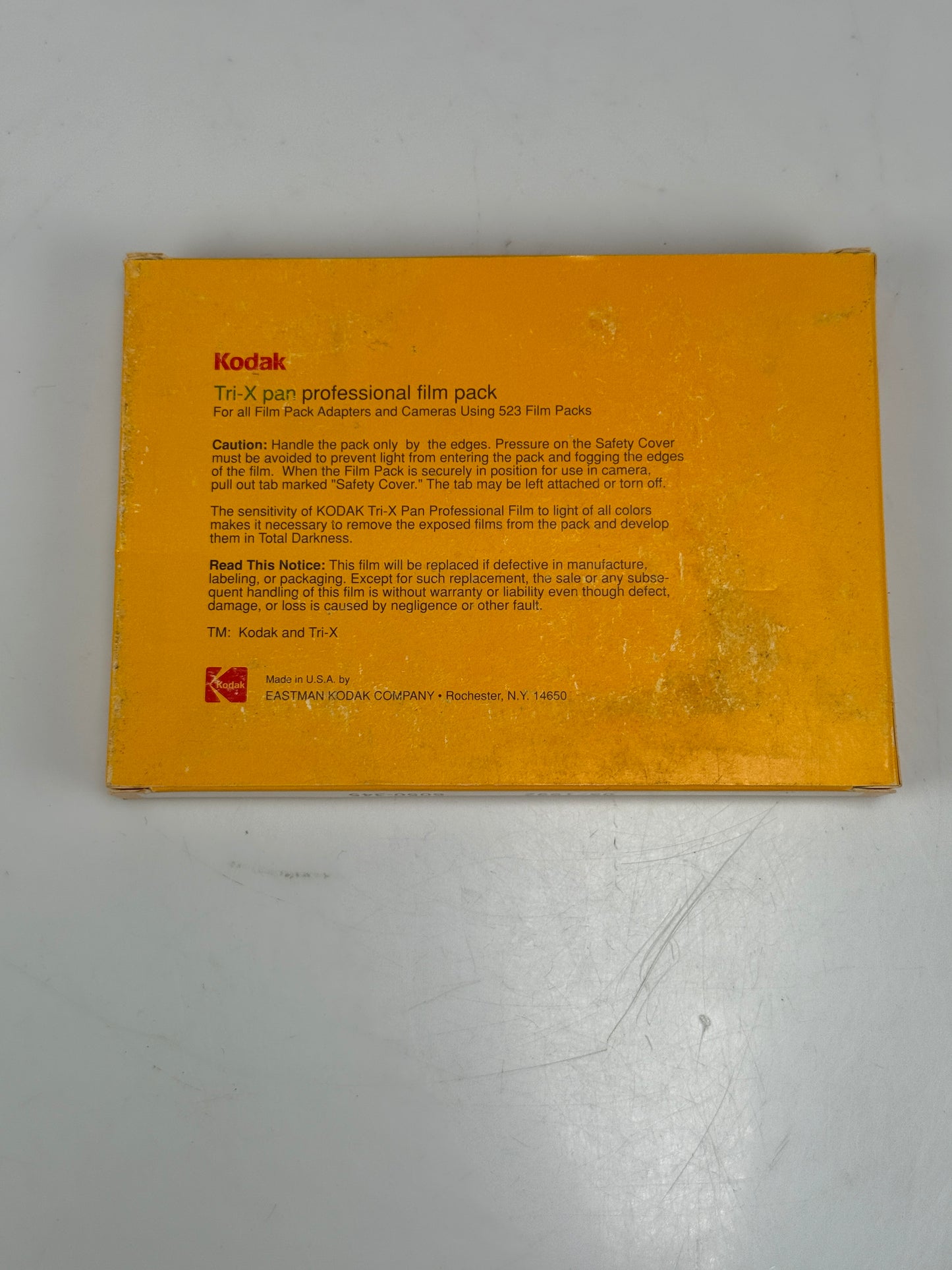 Kodak TRI-X Pan TX Black & White Film 16 Sheets pack 4x5"