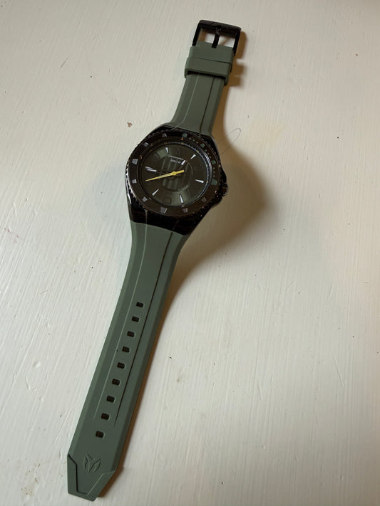 TechnoMarine Lusso Mare Men's Watch 44mm Olive Green Black TM-225025