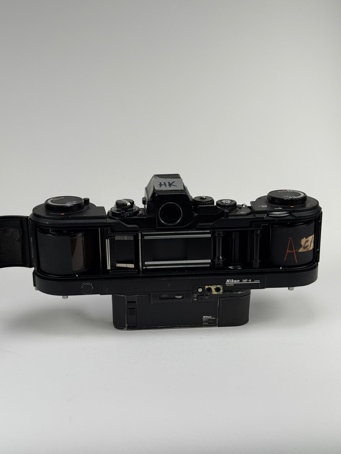 Nikon F3 Body with MF-4 250 Exposure Film Magazine Back Holder - Heinz Kluetmeier
