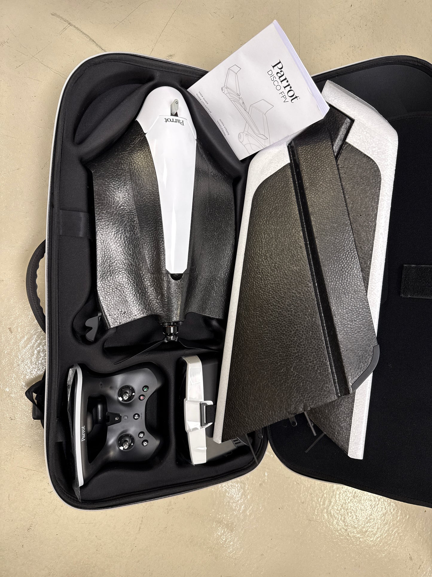 Parrot Disco FPV Fixed-Wing Drone w/ controller and goggles