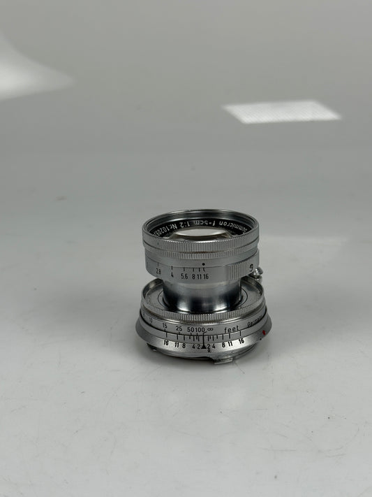 Leica Leitz Summicron 5cm 50mm f2 Collapsible Lens for M mount Rangefinder