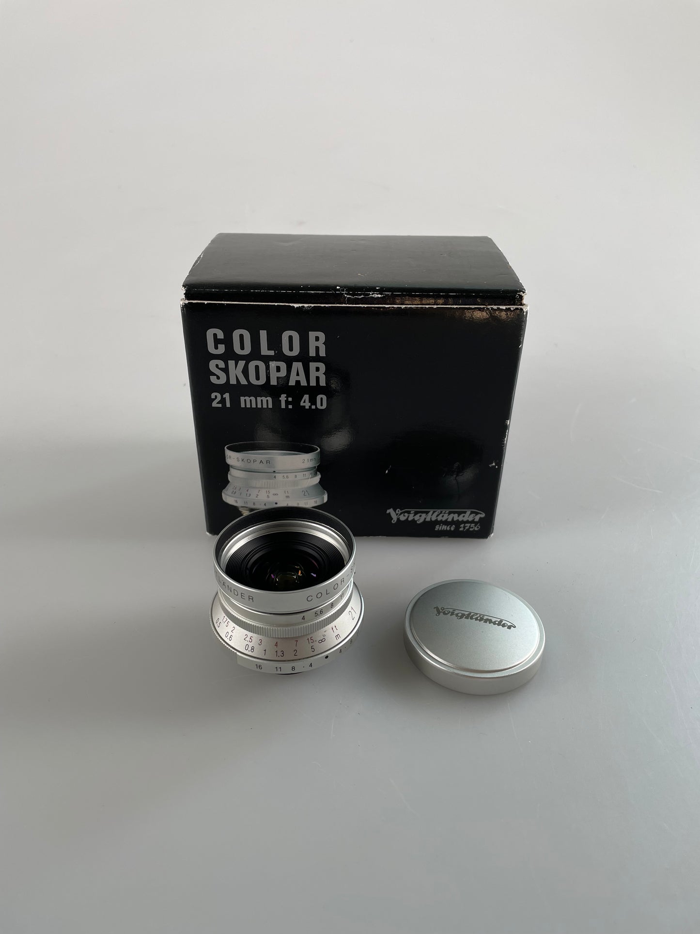 Voigtlander Color Skopar 21mm F4 MC Lens For Leica L39 LTM Silver