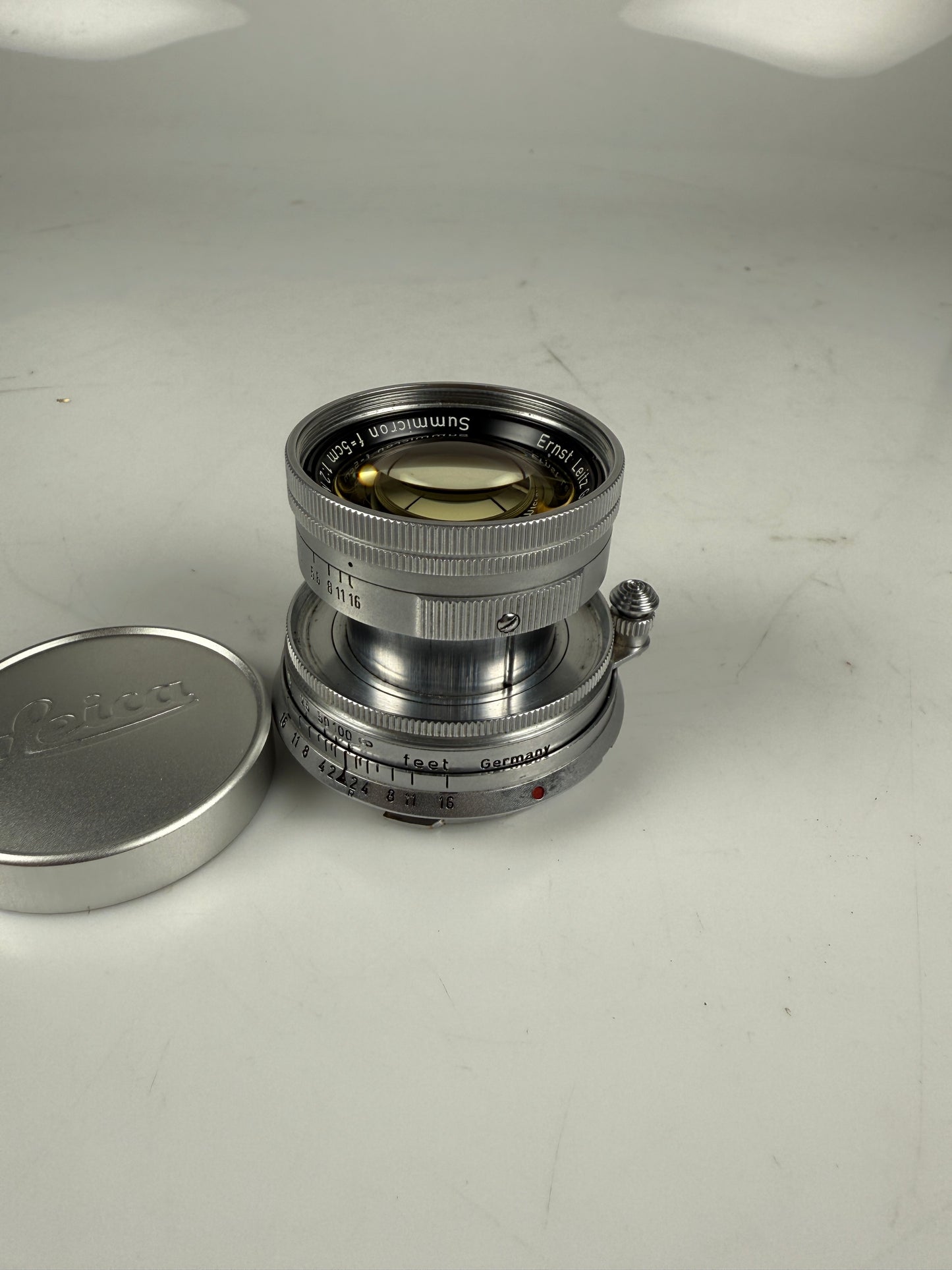 Leica 50mm f2 Summicron Radioactive M mount Rangefinder Lens