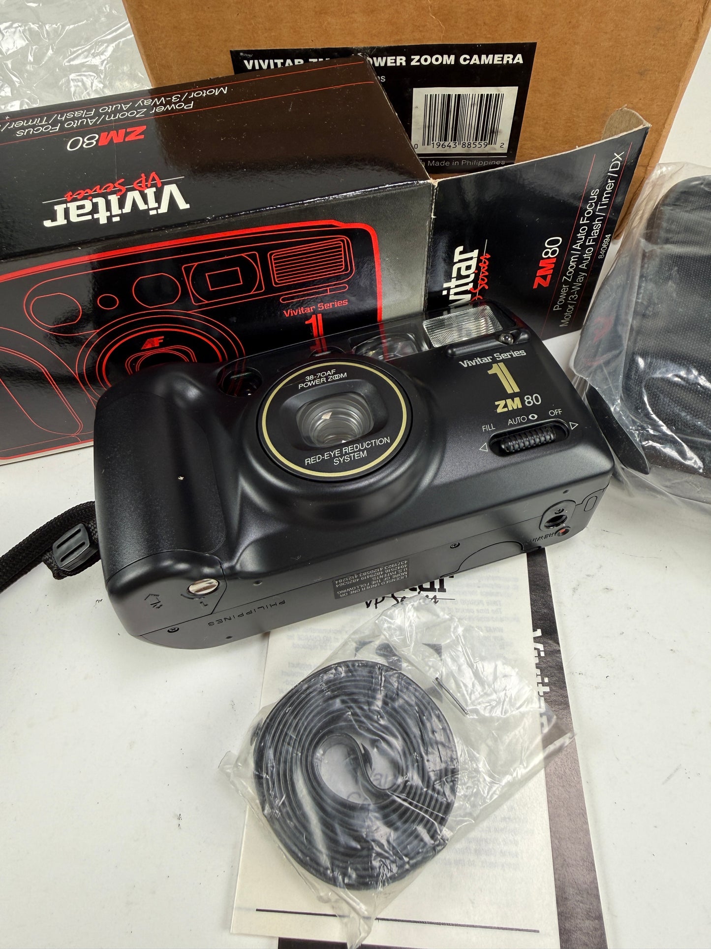 Vivitar Series 1 Film Camera ZM80 AF 38-70mm Power Zoom Point Shoot Tested