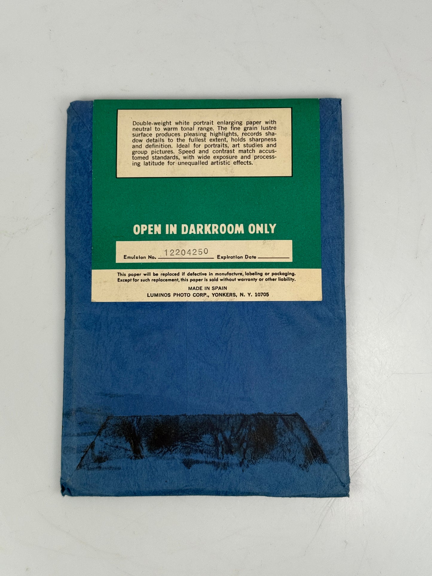 Luminos Double weight Portrait E 5x7 photographic paper 5 sheets