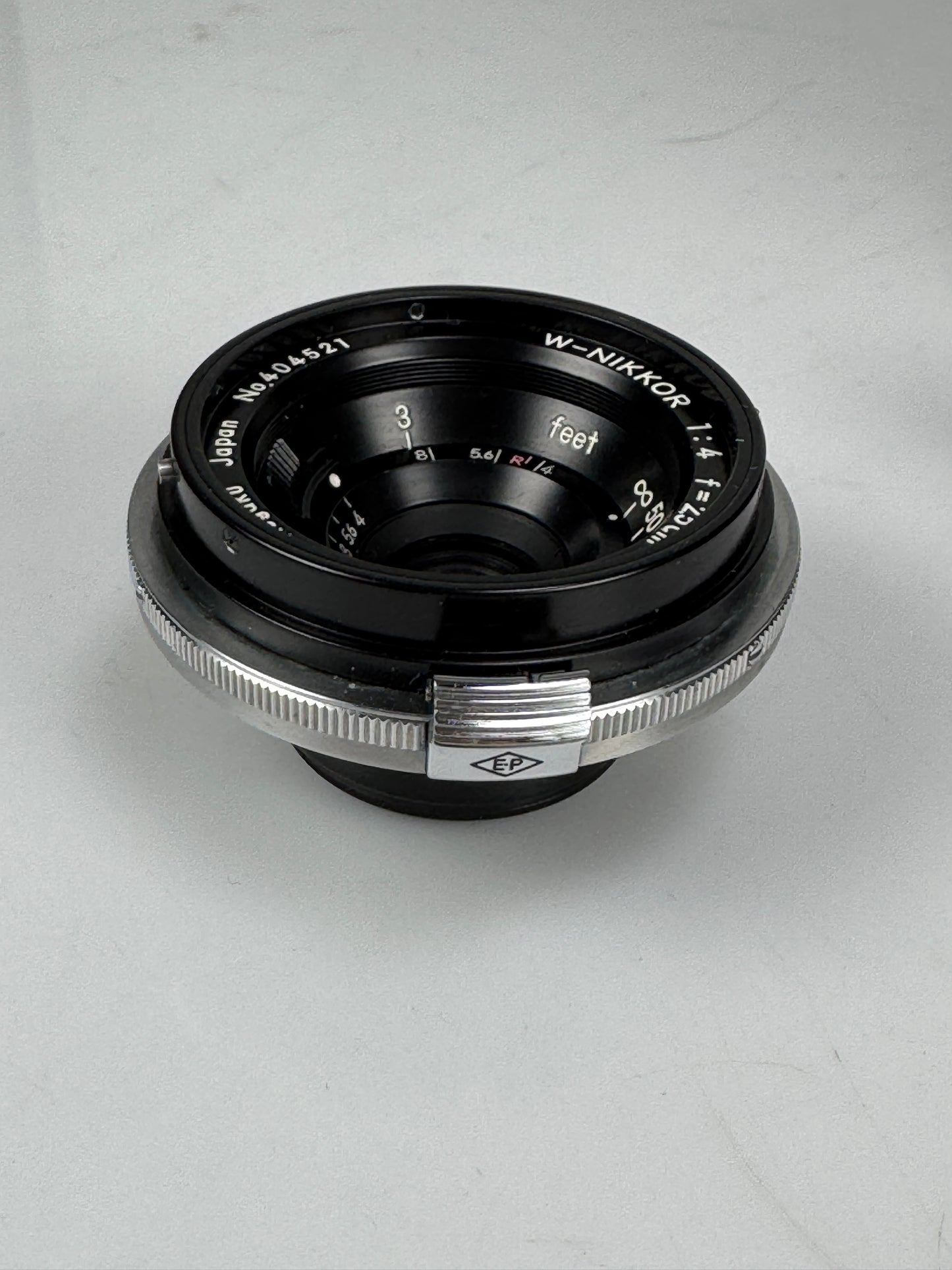 Nikon Nippon Kogaku W-Nikkor Black 2.5cm 25mm F4 Lens S Mount w/ case, finder, hood, etc