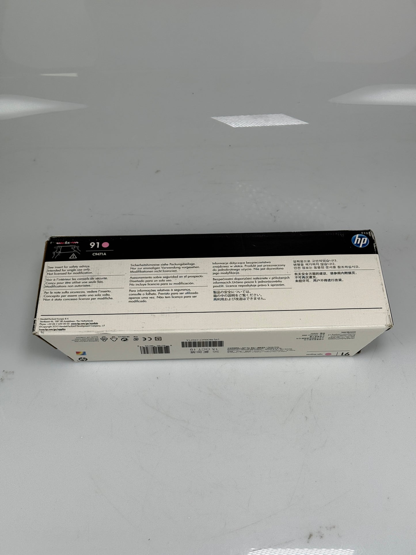 Genuine HP 91 Matte Black Ink Cartridge C9464A 10/2019