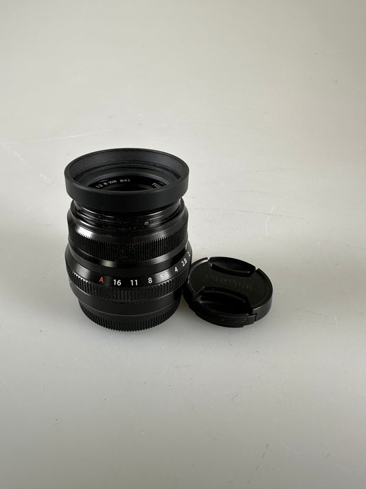 Fuji fujifilm XF Fujinon 35mm f2 R WR Super EBC Lens Black