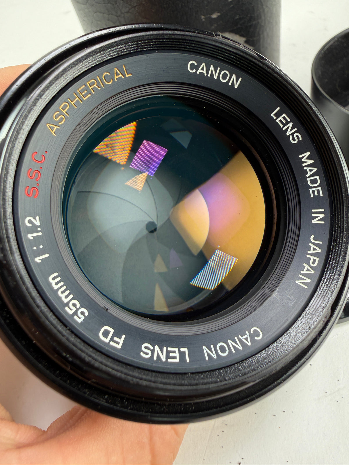 Canon FD 55mm f1.2 S.S.C. Aspherical BL Lens SSC