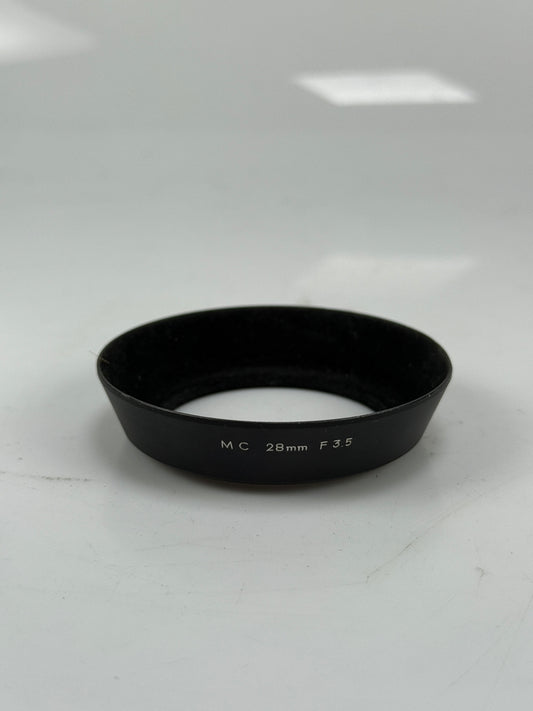 Minolta Lens Hood MC 28mm f3.5 metal