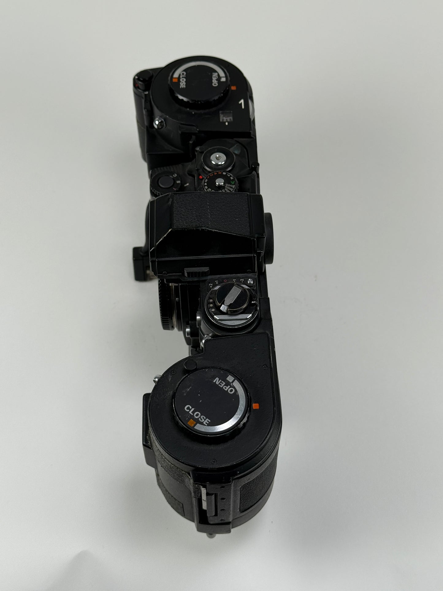Nikon F3 Body with MF-4 250 Exposure Film Magazine Back Holder - Heinz Kluetmeier