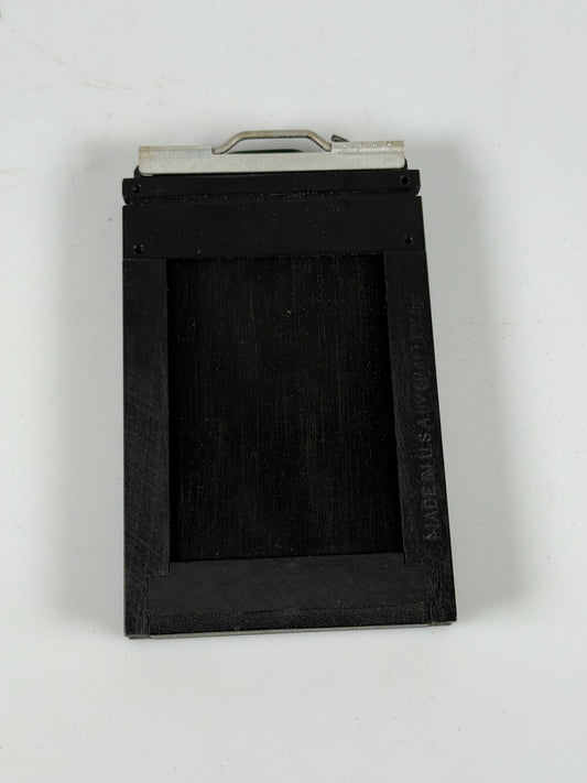 Genuine Folmer Graflex Graphic SLOTTED 2 1/4 x 3 1/4 2x3 film holder