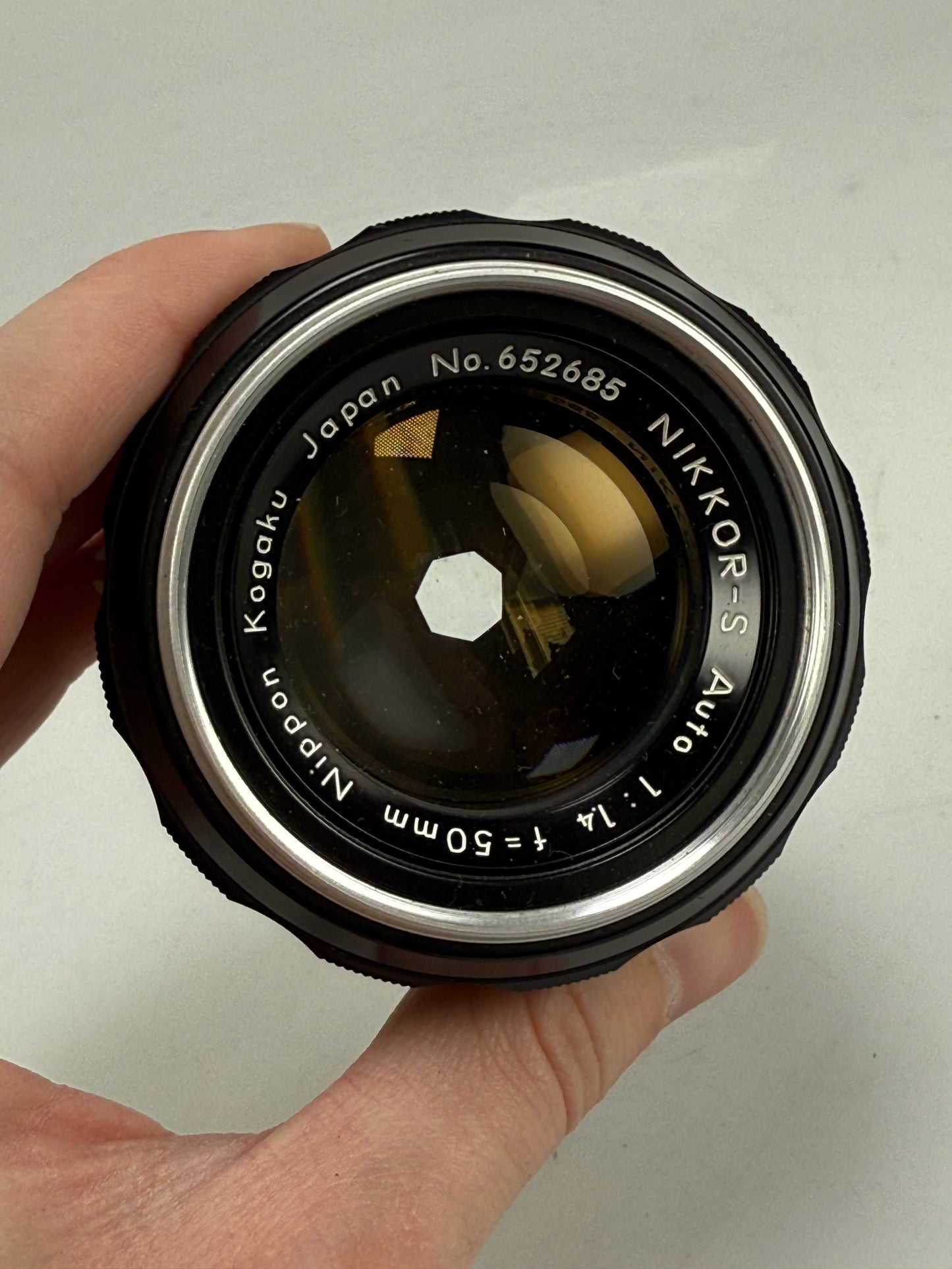 Nikon Nikkor S Auto non AI 50mm f1.4 Lens Prime SLR