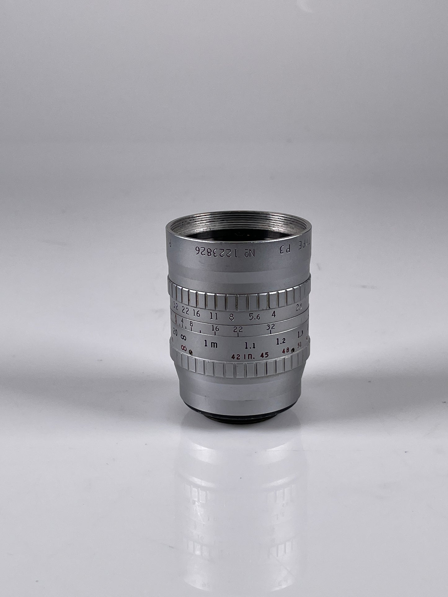 B&H Angenieux 3 Inch 75mm F2.5 C Mount Lens Camera Adapt M4/3 BMPCC Bolex