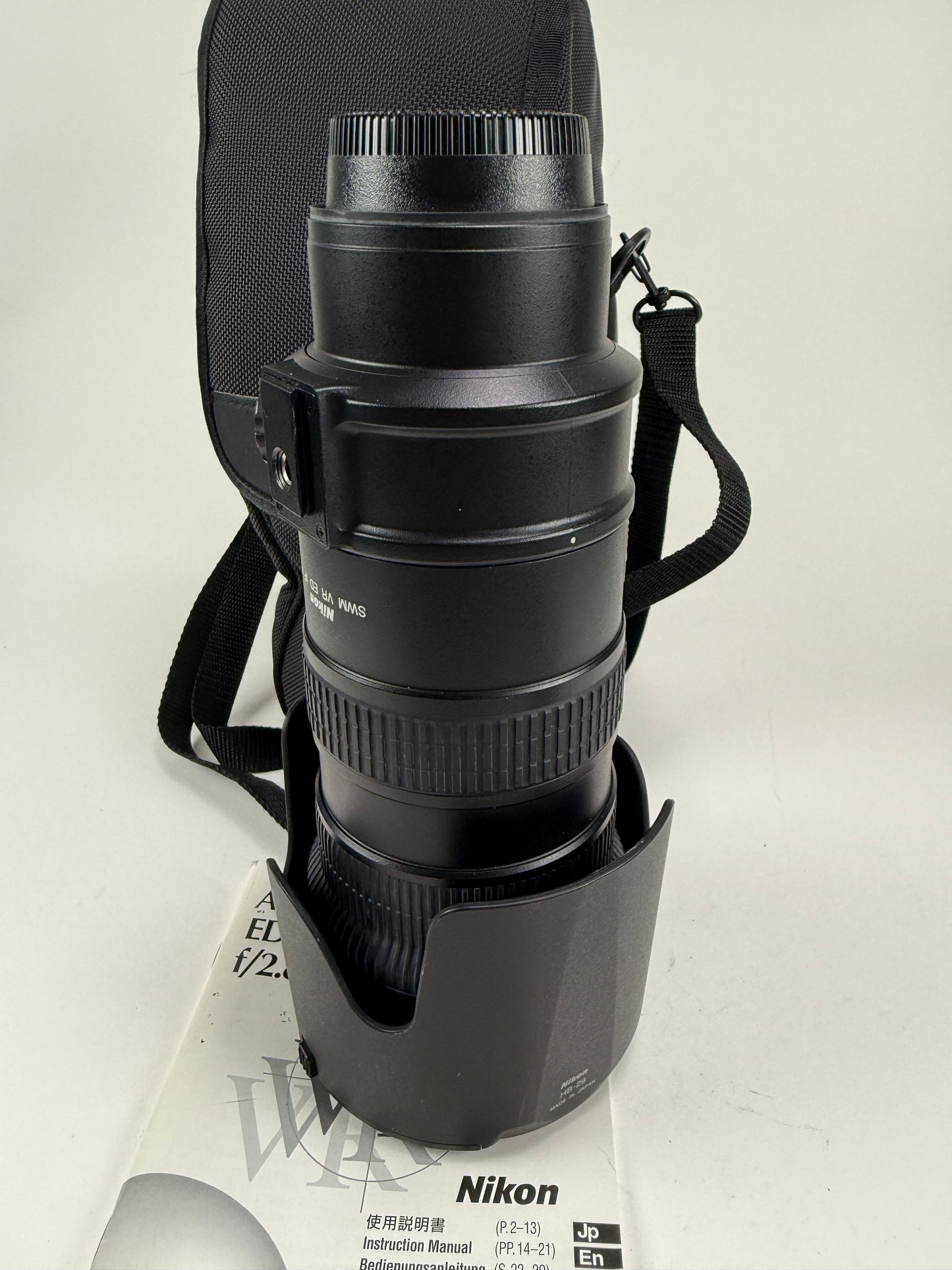 Nikon Nikkor AF-S 70-200mm f2.8 G ED VR Lens
