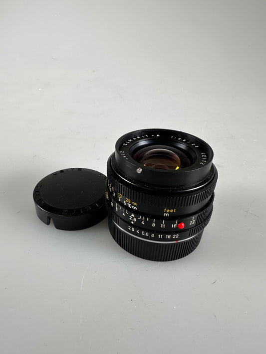 Leica Wetzlar ELMARIT-R 28mm F2.8 3 Cam R Mount Lens