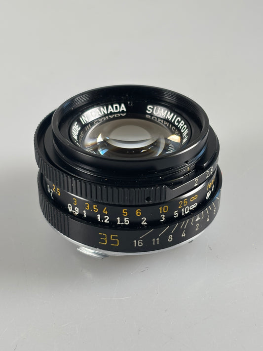 Leitz Leica Summicron-M 35mm F2 11310 version IV King of Bokeh V4 Tiger Paw