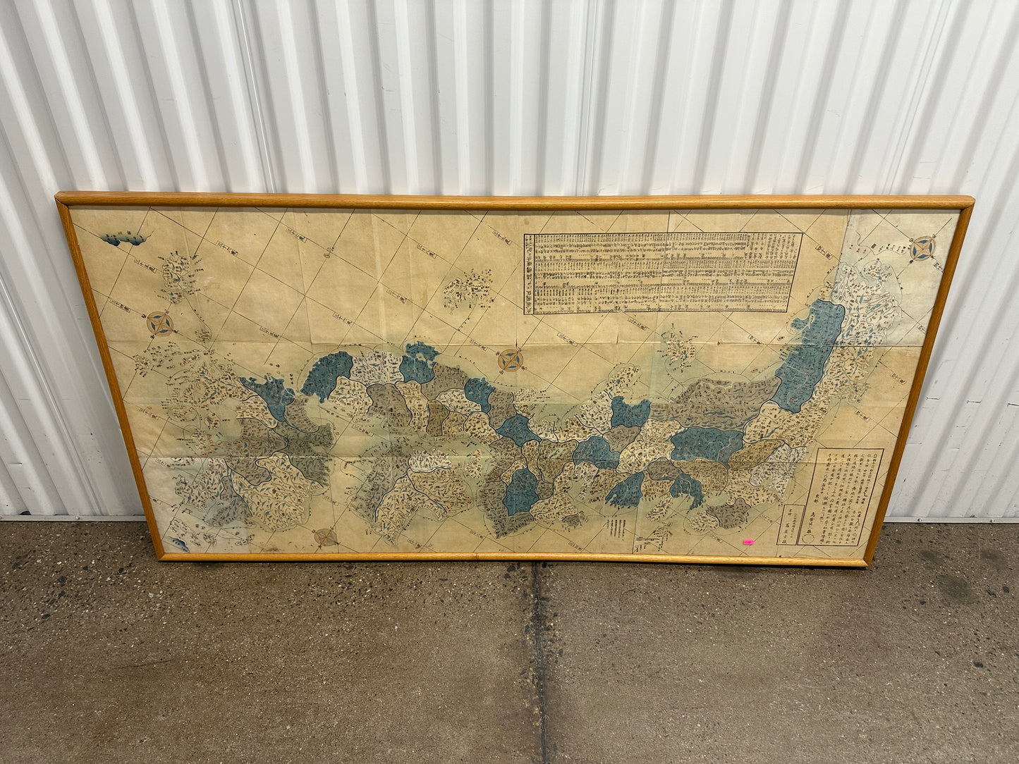 RARE vintage Japan Japanese Naval Navigation Map Toyko