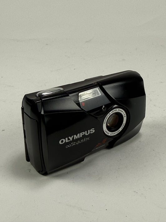 Olympus Stylus Epic 35mm point and shoot p&s film camera 35mm f2.8 black