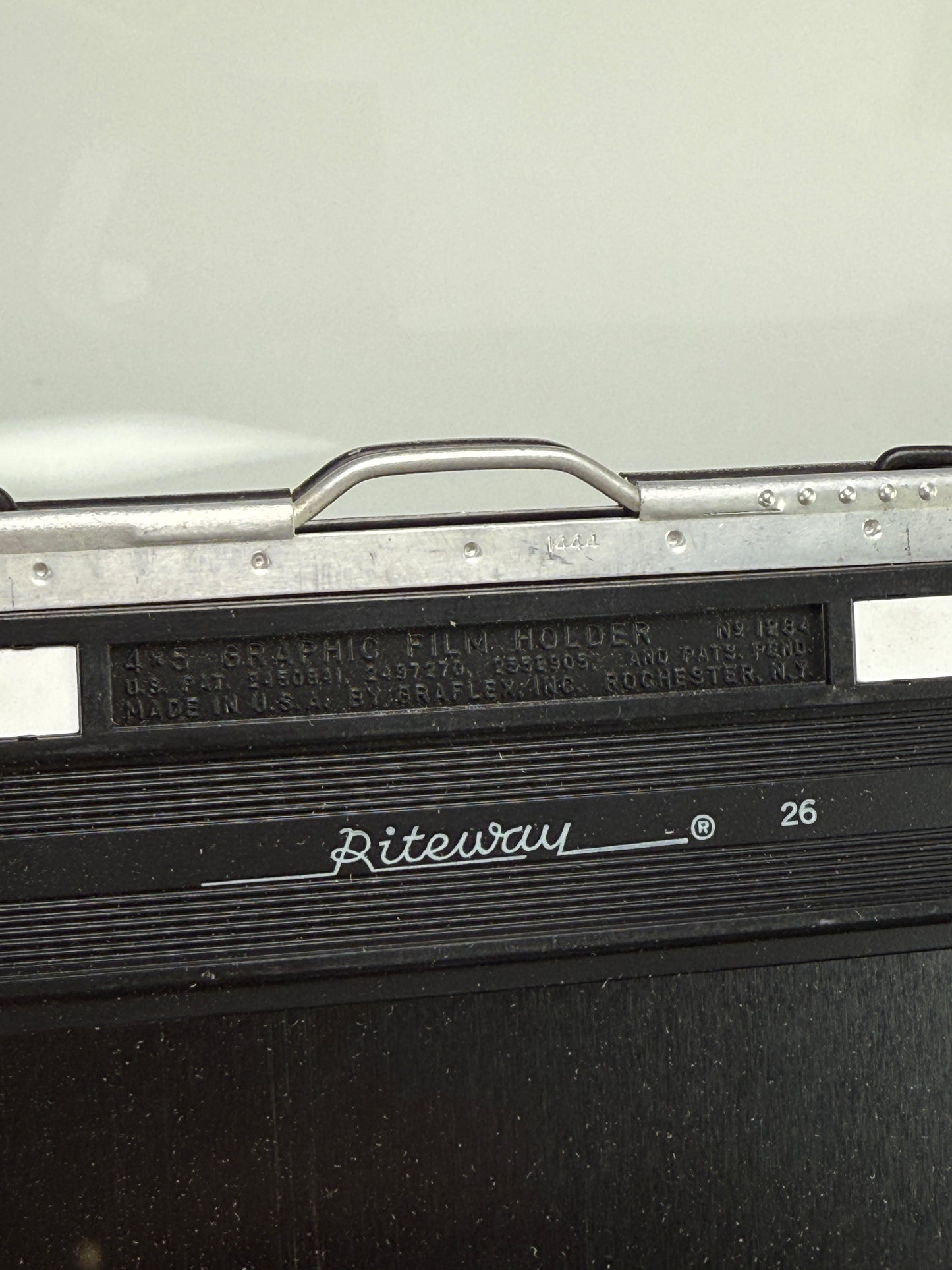 Riteway plastic 4x5 Film holder for large format cameras lot of 3