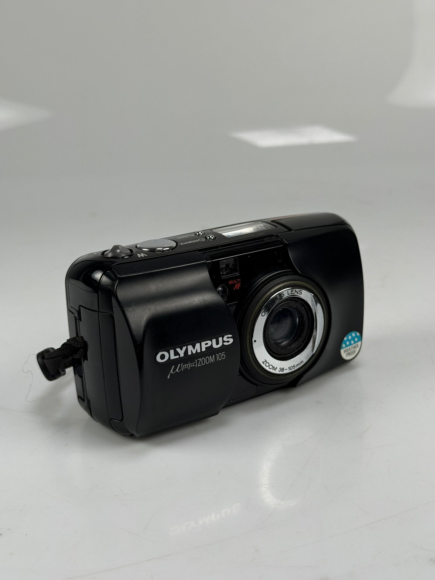 Olympus Mju Zoom 105 AF 35mm Point & Shoot Film Camera Black