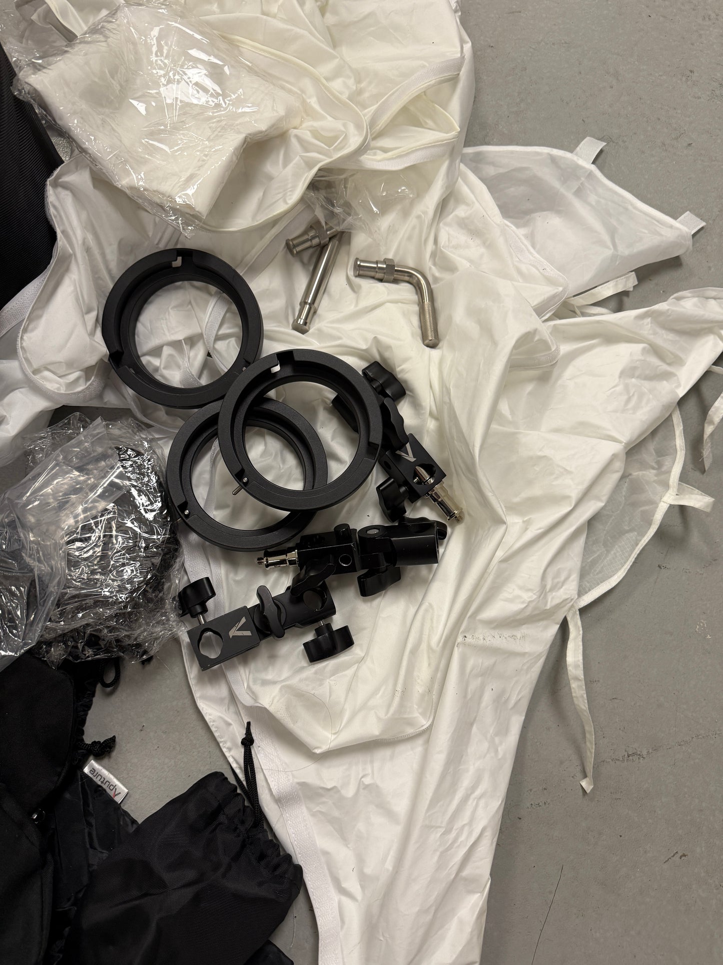 Large lot of aputure and Amaran light equipment accessories