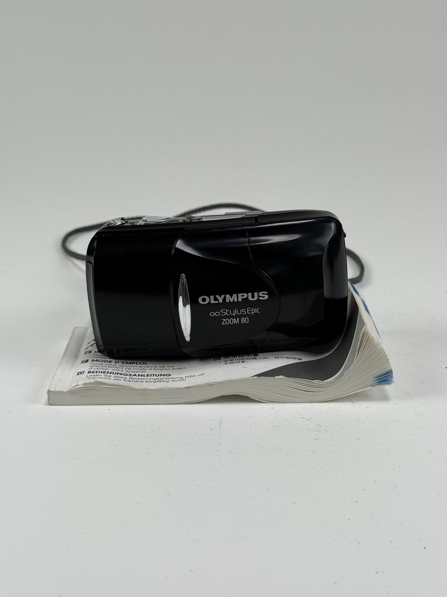 Olympus Stylus Epic Zoom 80 35mm Point & Shoot Film Camera Black
