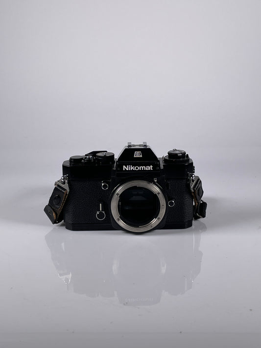 Nikon Nikkormat Nikomat EL 35mm SLR Film Camera Body black
