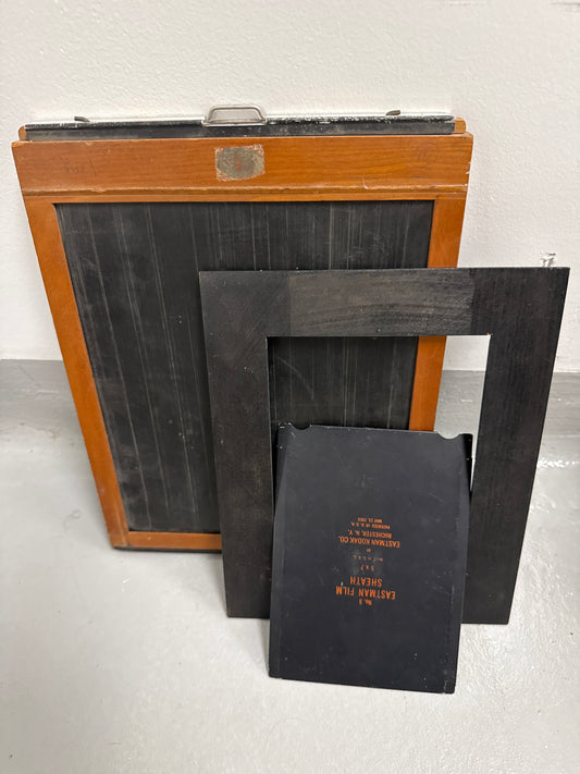 8x10 Wooden Large Format Plate/Film Holder Vintage RARE Kodak Eastman View