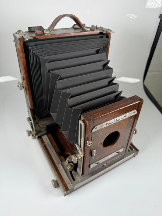 Deardorff 5X7 Large Format Film Wooden Camera Body with 4X5 Reducing Back