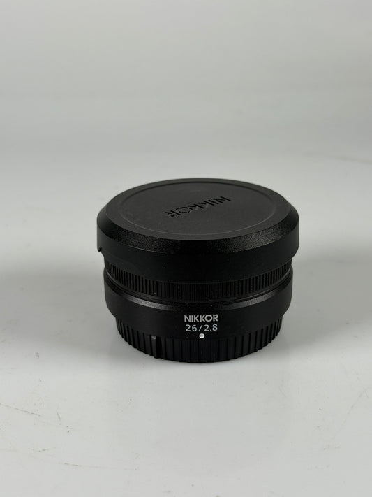 Nikon NIKKOR Z 26mm f2.8 Lens for Z Mount Mirrorless Cameras