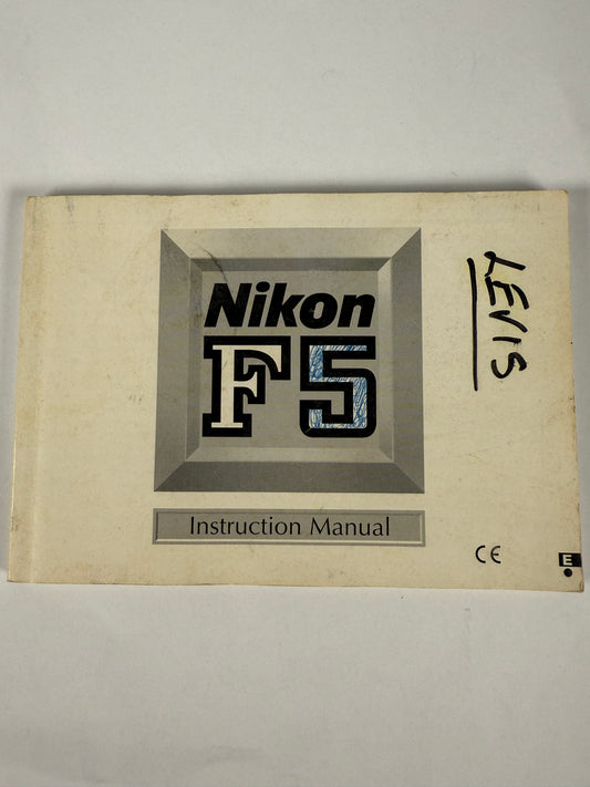 Nikon F5 Instruction Book, Camera Guides & Manuals