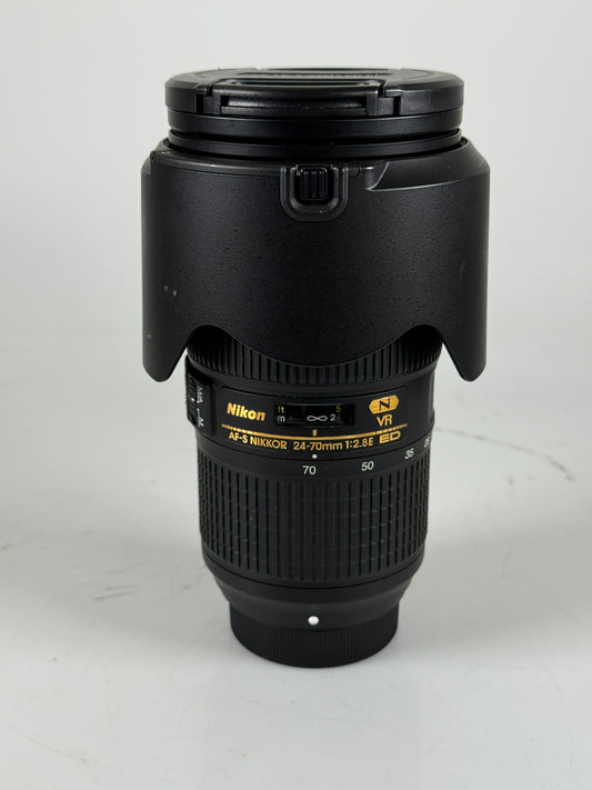 NIKON AF-S NIKKOR 24-70mm f2.8E ED VR Zoom Lens