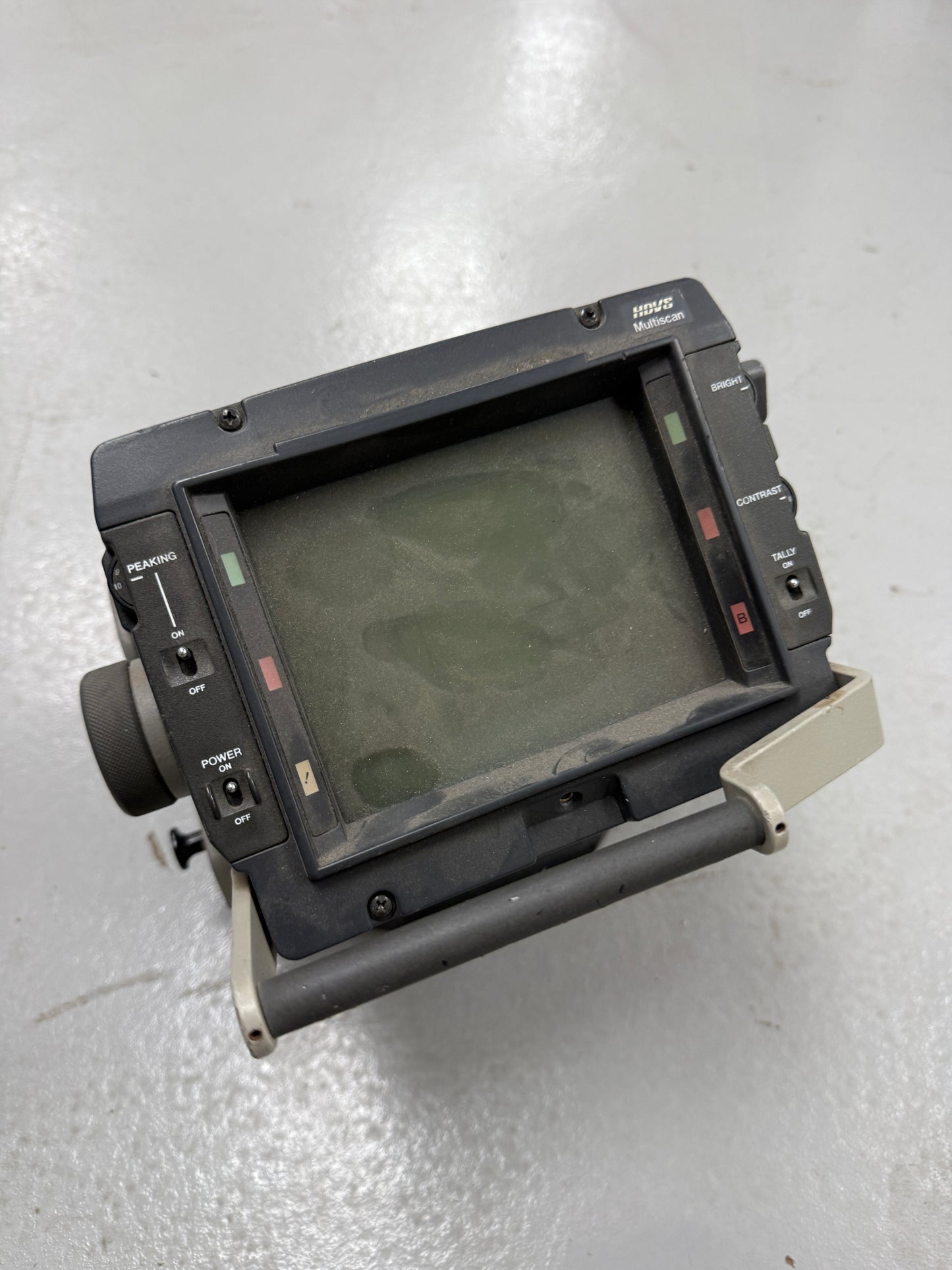 Sony HDVF-700A 7" Black & White HD Electronic Viewfinder