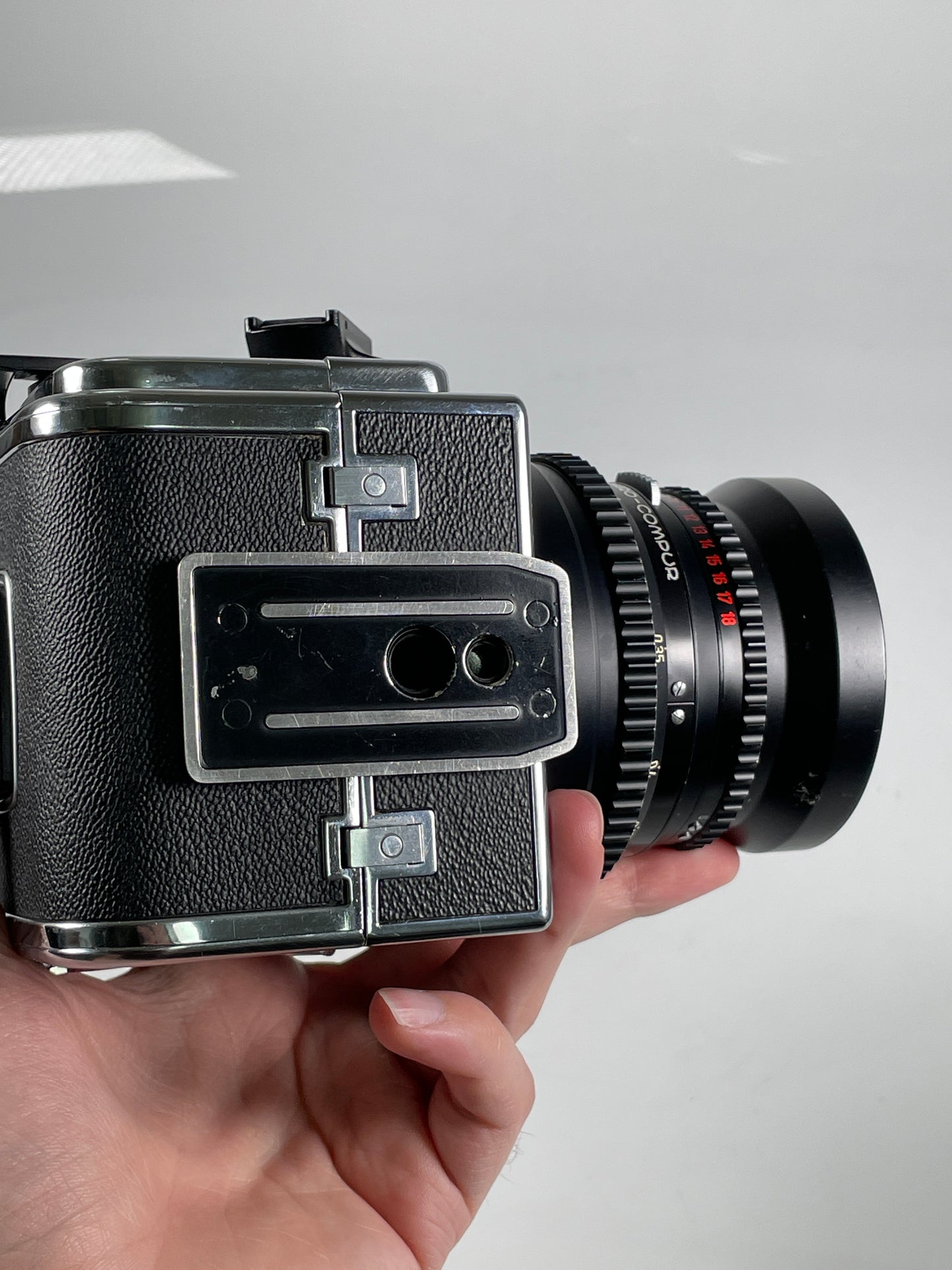 Hasselblad SWC Super Wide C Medium Format Camera w/38mm Zeiss Biogon Lens Black w/ A12