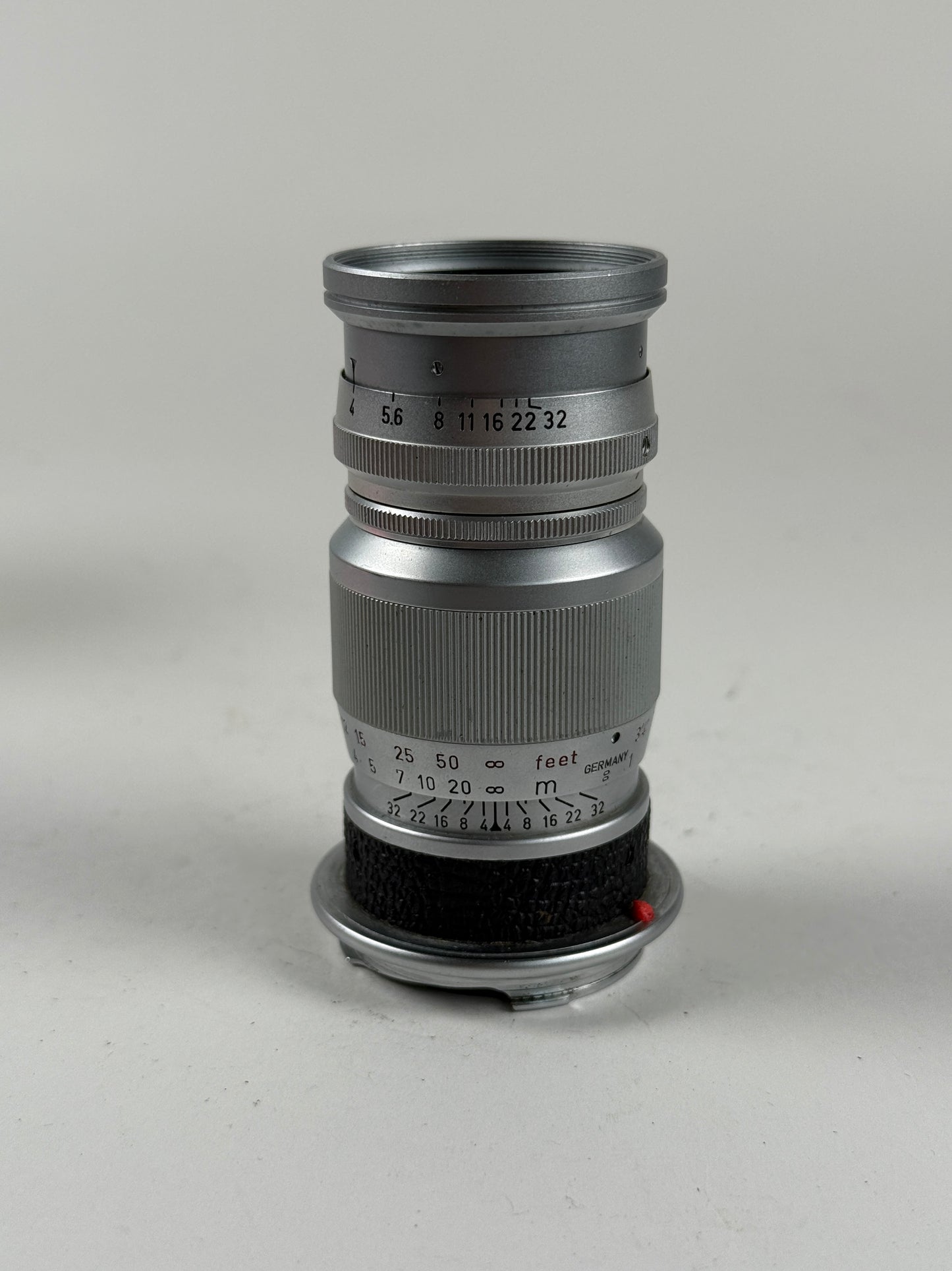 Leica M 9cm 90mm f4 Elmar Wetzlar Lens Chrome