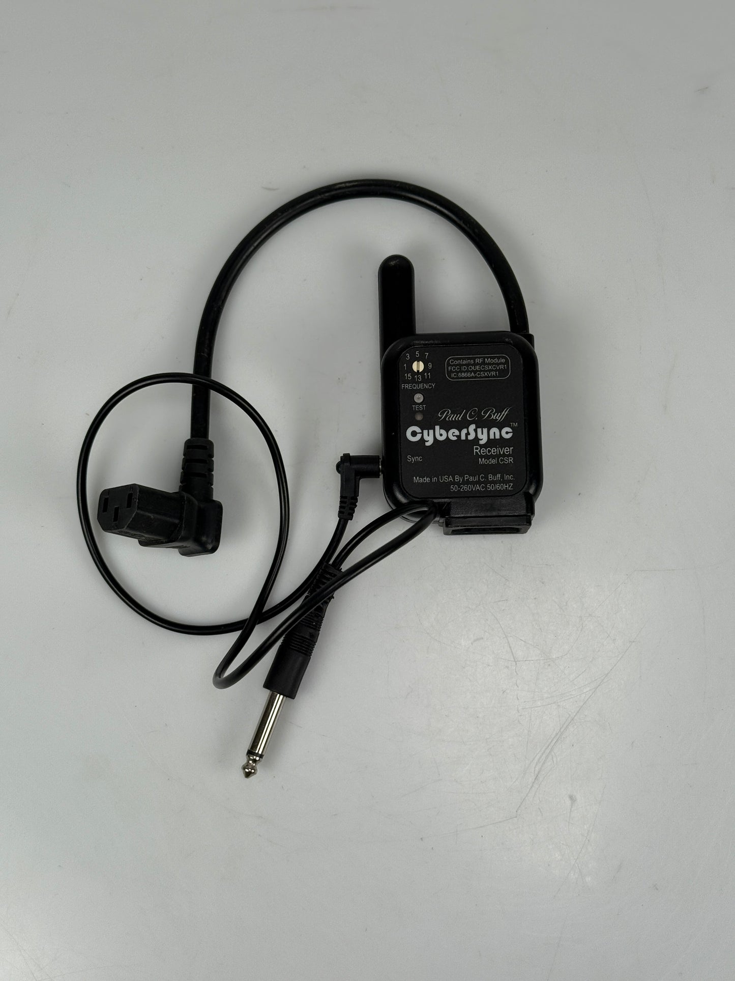 Paul C Buff CyberSync AC RECEIVER CSR with Sync Cord AlienBees