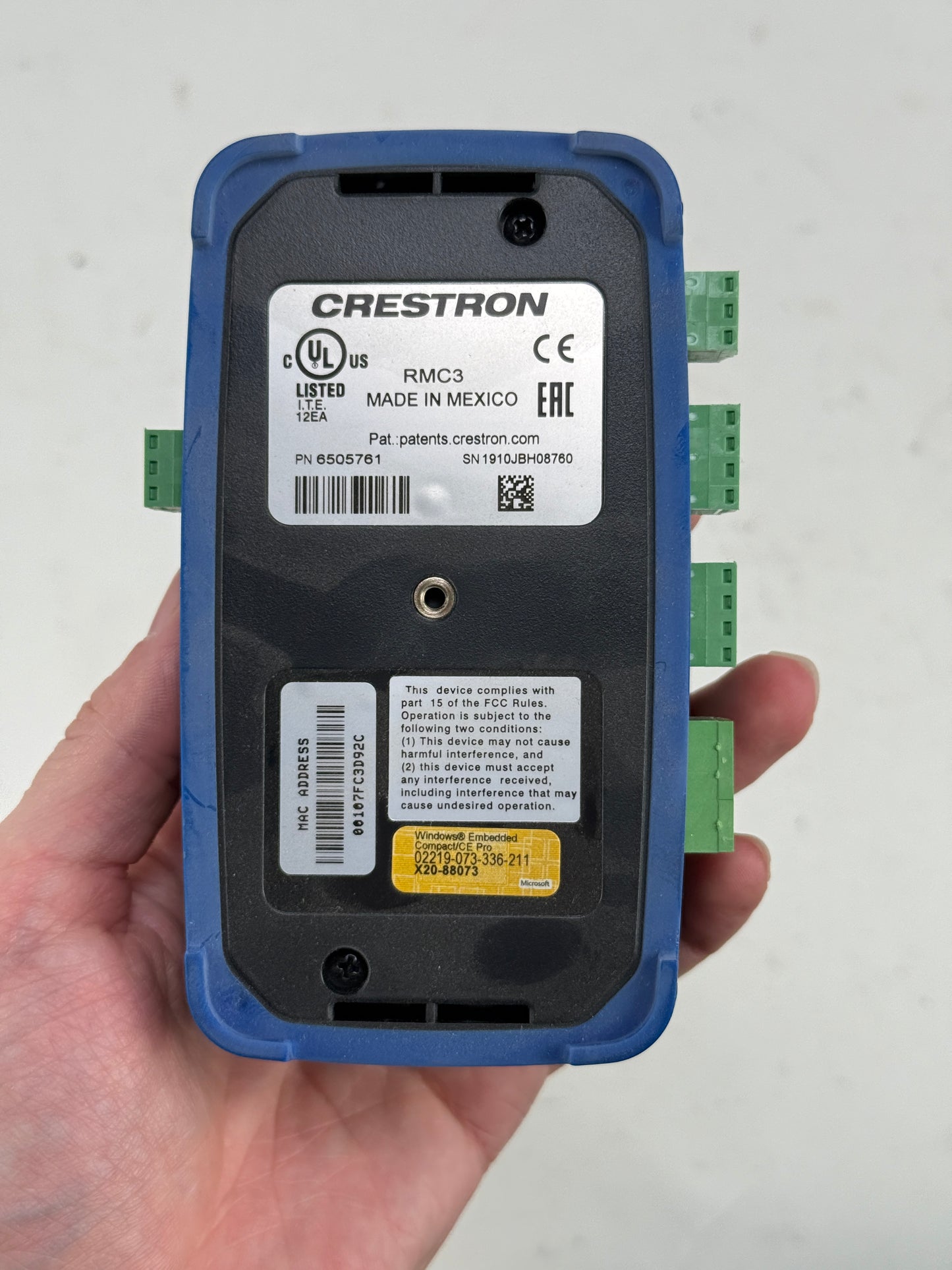 Crestron RMC3 Room Media Controller