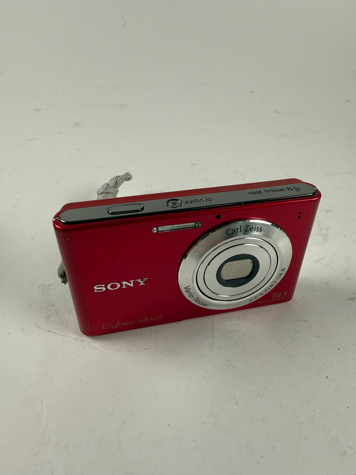 Sony Cyber-Shot DSC-W330 Digital Camera red w/ Battery