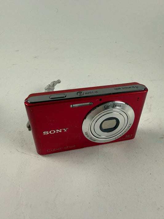 Sony Cyber-Shot DSC-W330 Digital Camera red w/ Battery