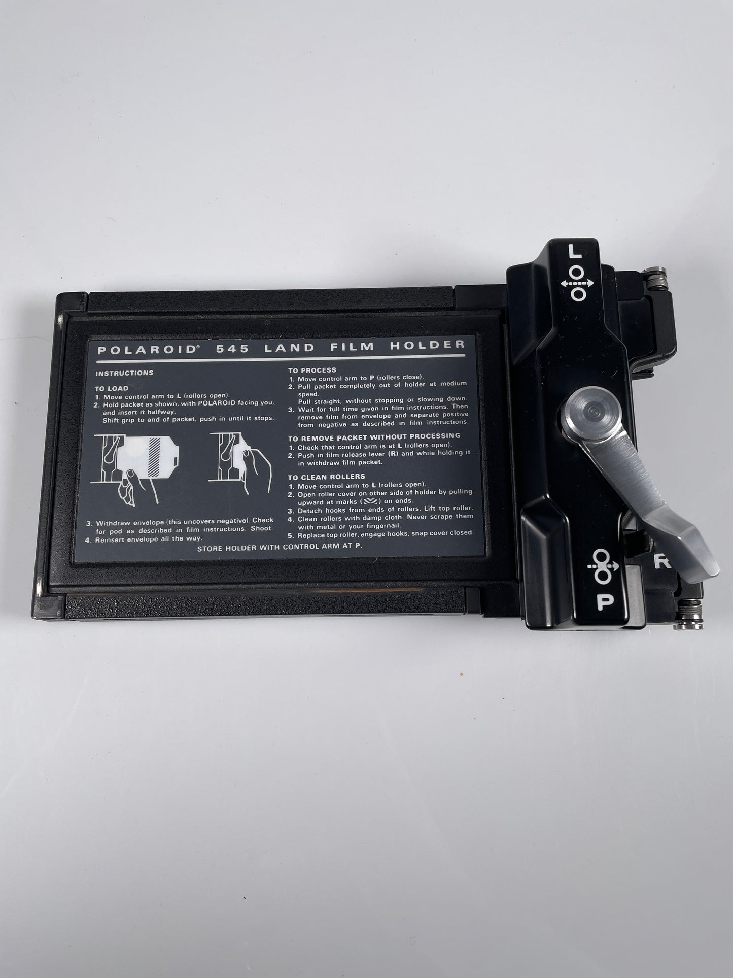 Polaroid 545 4x5 Land Film Holder Back