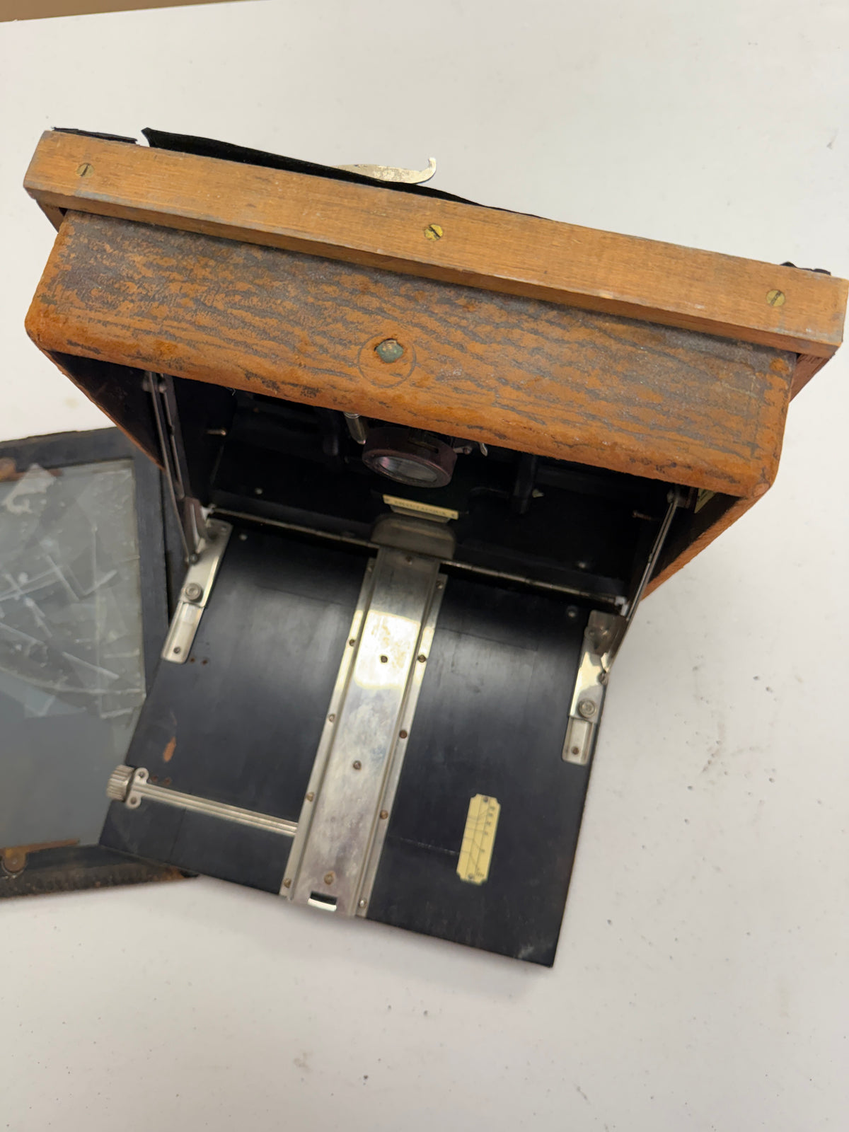 Seneca Chautauqua 5x7 Folding wooden Camera w/ lens